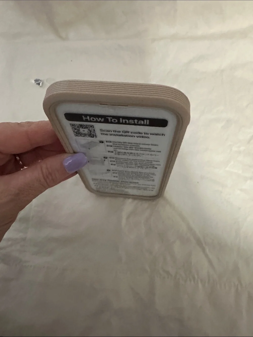 Protective Phone Case - Beige New in Box for iPhone 17